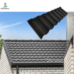 Popular Trend Corrosion Resistant Stone Coated Metal Roof Shingles Roofing Material