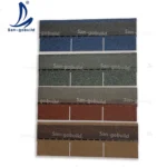 Prefabricated Building 2.6mm Thickness and 1000mm Length Cheap 3 Tab Asphalt Shingles