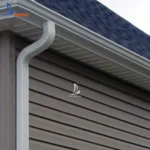 PVC Gutter Fittings with Pipe Connector Roofing Drainage System Rainwater Down Pipe