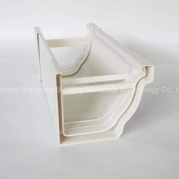 PVC Rain Gutter Roofing Plastic Rain Water Collector Gutter System for Roof Rain Water Drainages