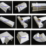 PVC Rain Gutter System Accessories Diverter End Cap