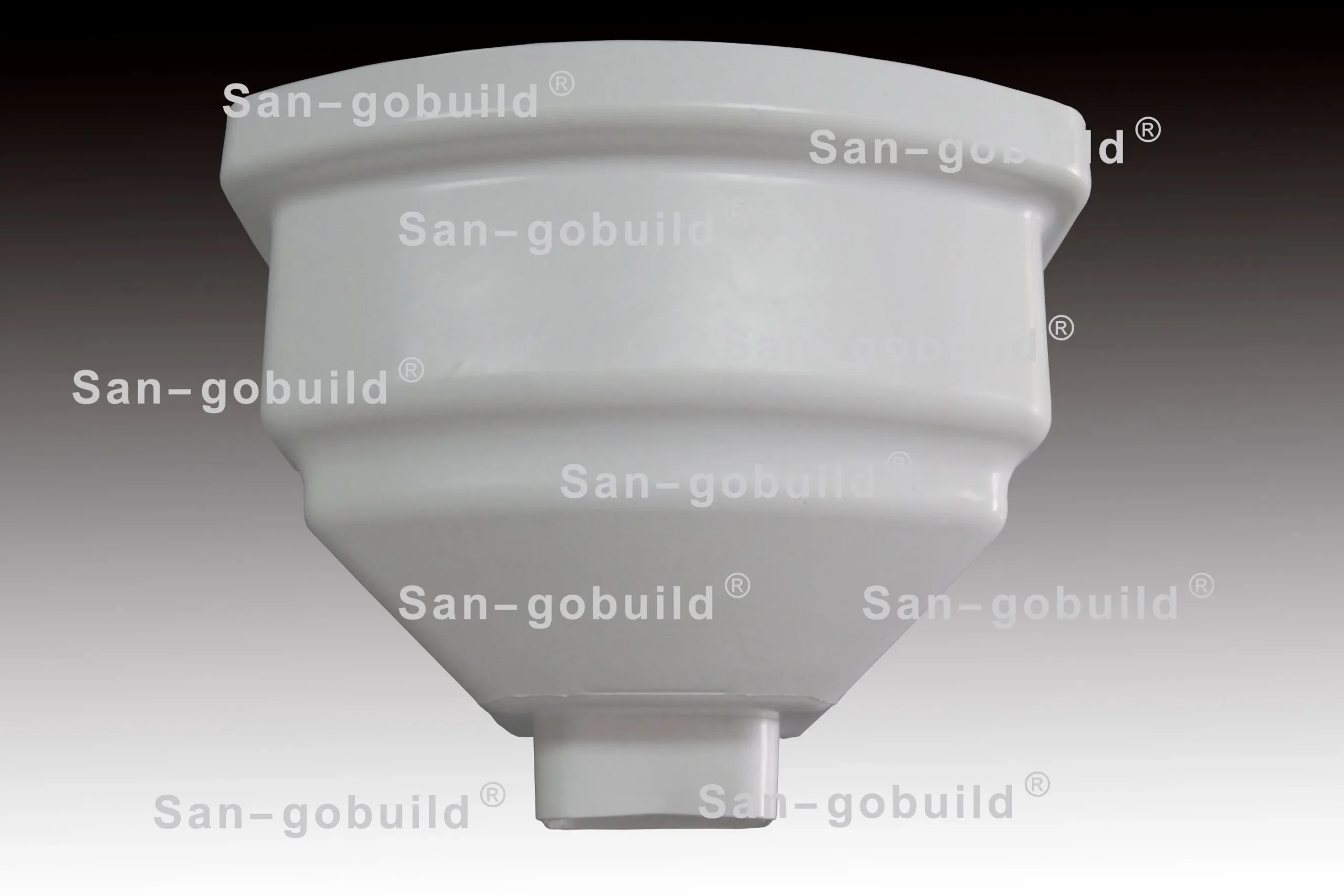 PVC Rain Gutter UV-Resistant Building Material Vinyl Roofing Gutter Drop Outlet PVC Rain Gutter UV-Resistant Building Material Vinyl Roofing Gutter Drop Outlet