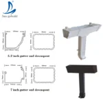 PVC Rain Water Gutter and Fittings/Rain Water Diverter/PVC Rain Water Gutter Roof