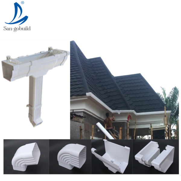 PVC Roofing Material Types/Resin Concrete Gutter Drain/Gutter Machine