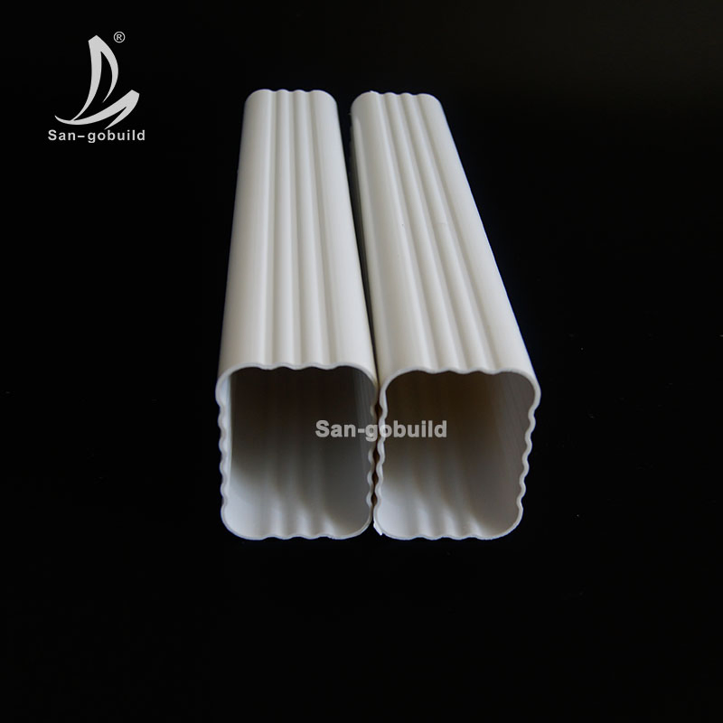 Rain Drainage System Gutter Single Layer Dachrinne Square Shaped Plastic Pipe Rain Drainage System Gutter Single Layer Dachrinne Square Shaped Plastic Pipe