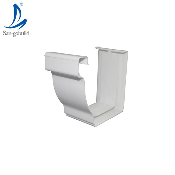 Rain Gutter Africa Building Material 5.2 Inch PVC Resin Rainwater Gutter