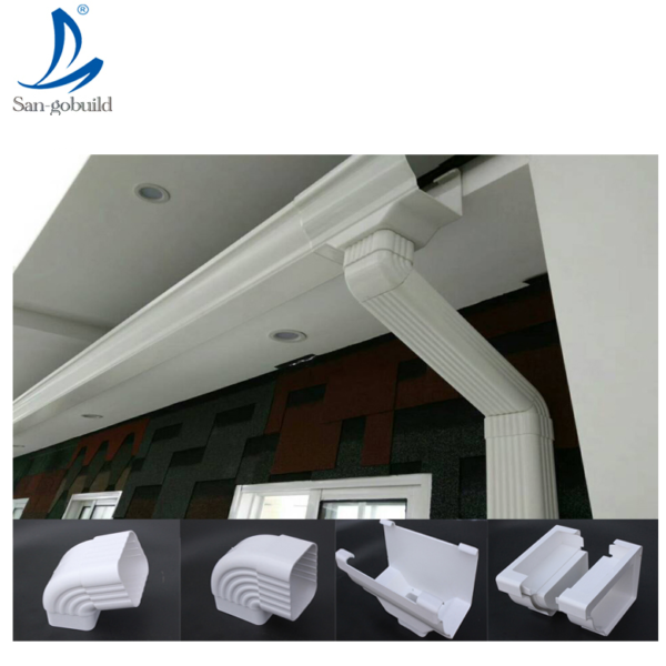 Rain Gutter/Rain Gutters Downspouts/Sized Rectangular Gutters