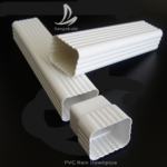 Rain Water Collector Gutter PVC Plastic Gazebos Rain Roof Gutter Fitting Drain Gutters
