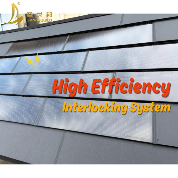 Renewable Energy Roofing Integrated Building Materials Photovoltaic System House-Use Solar Panels