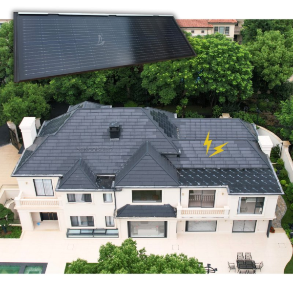 Renewable Energy Roofing Integrated Building Materials Photovoltaic System House-Use Solar Panels