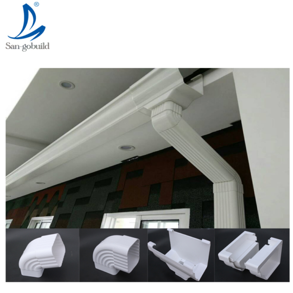 Resin Rain Gutter System/5.2inch Rain Gutter System/Rain Gutter Building Material