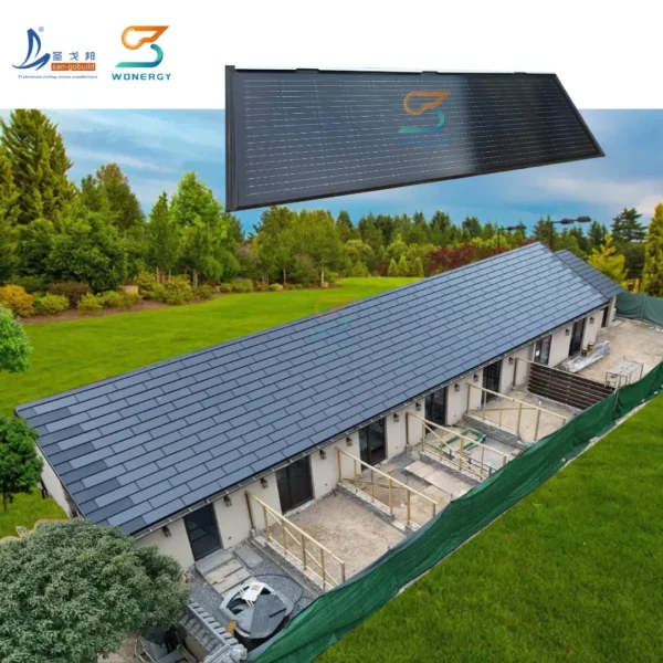 Roofing Material BIPV Solar Roof Tiles Photovoltaic Green Energy Solar Roof Tiles