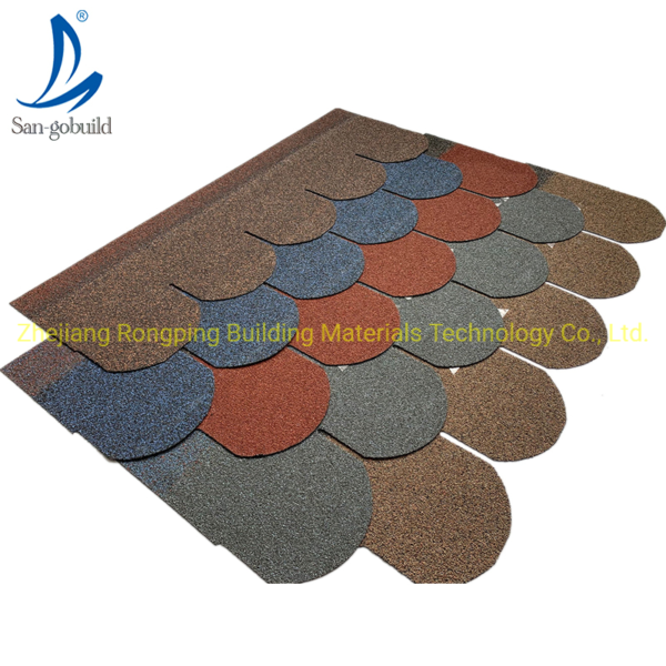 Roofing Material China Color Roof Tile Wind-Proof Asphalt Shingle Roofing Sheets