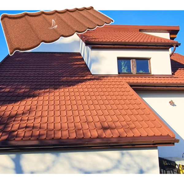 Roofing Sheet Architectural Roofing Material Corrosion Resistant Stone Coated Metal Roof Tile