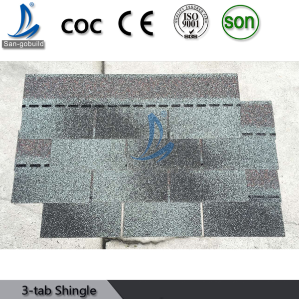 Roofing Shingles 3-Tab Fiberglass Asphalt Bitumen Tile,   Wholesale Roofing Asphalt Shingle