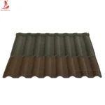 Salt Spray Resistance Acrylic Aluminium Zink Stone Chips Coated Metal Shingle Roof