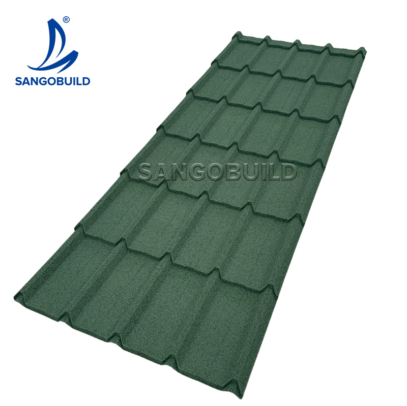 Sangobuild Chinese Long Size Color Metal Roofing Sheets Easy Install Stone Coated Roofing Tile Sangobuild Chinese Long Size Color Metal Roofing Sheets Easy Install Stone Coated Roofing Tile