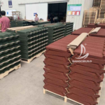 Sangobuild Factory Interlocking Anti-Corrosion Metal Roofing Sheets Spanish Color Stone Granules Coated Steel Roof Tile