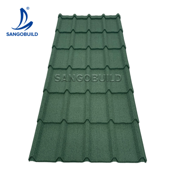 Sangobuild India Slate Roof Materials Sheets Long Span Stone Coated Metal Roofing