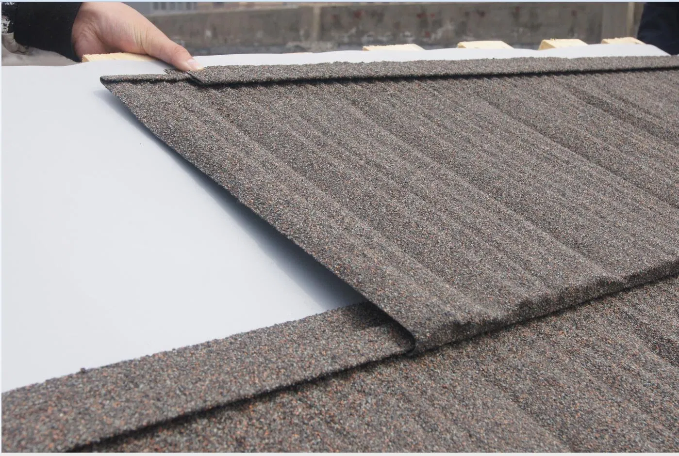 Sangobuild Interlocking Color Stone Coated Metal Light Weight Roofing Casatu Shingle Tiles Sangobuild Interlocking Color Stone Coated Metal Light Weight Roofing Casatu Shingle Tiles