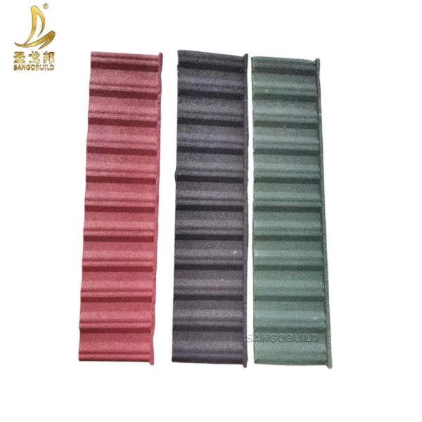 Sangobuild New Roofing Tiles Long Size Toiture Stone Coated Corrugated Roofing Metal Sheets