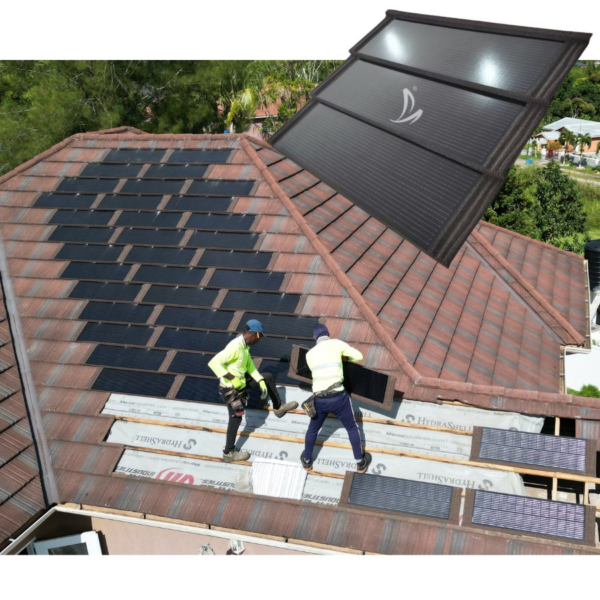 Sangobuild Photovoltaic Building Material Double Glass Solar Panel BIPV Solar Roof Tile