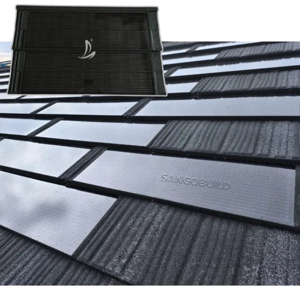 Sangobuild Photovoltaic Building Material Double Glass Solar Panel BIPV Solar Roof Tile