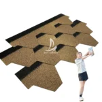 Sangobuild Roofing Factory Hexagonal Design Teja Impermeabilizante Asphalt Shingle for Resorts