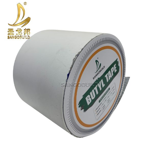 Sangobuild Wholesale Price Waterproof Aluminum Foil Butyl Sealing Roof Repair Tape Water Leak Tape Sangobuild Wholesale Price Waterproof Aluminum Foil Butyl Sealing Roof Repair Tape Water Leak Tape