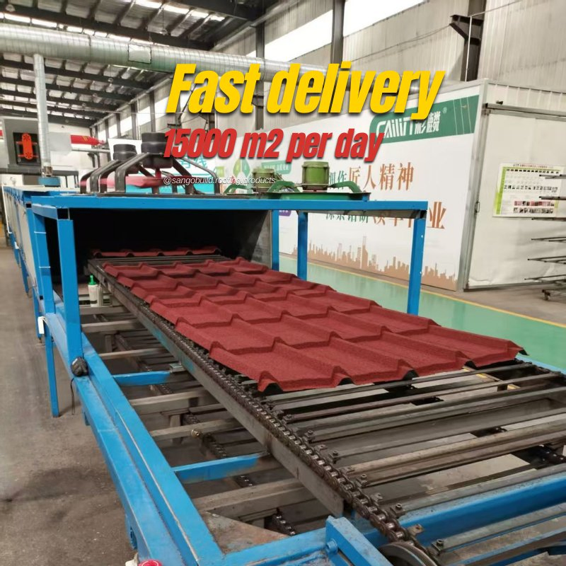 Saving-Labor Building Materials Long-Size Stone Coated Metal Roof Tiles Aluminum Roofing Sheets Saving-Labor Building Materials Long-Size Stone Coated Metal Roof Tiles Aluminum Roofing Sheets