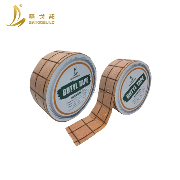 Self-Adhesive Membrane Waterproof Rubber Sealing Roll Aluminum-Foil Butyl Tape for Leakproof Protection