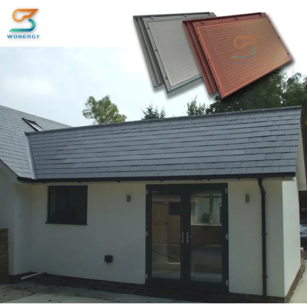 Solar Panel Roof Tiles Building Roofing Material Stone Coated Metal Roof Tiles