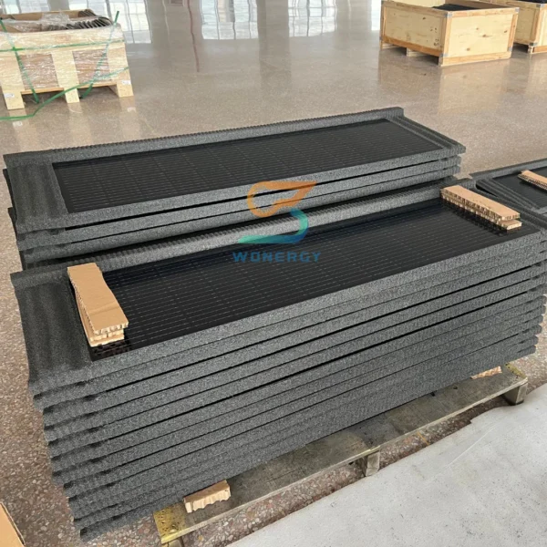 Solar Roof Tile Photovoltaic Roofing for Residency Hotel Public Facilities
