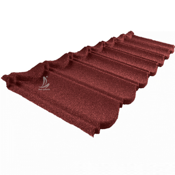 Soundproof Fireproof Waterproof Stone Coated Tejas Zinc Roof Tile