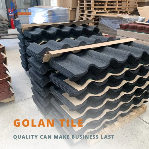 South Africa Lightweight Roof Material Low Cost Stone Coated Roofing Tiles Metal Roof Tile