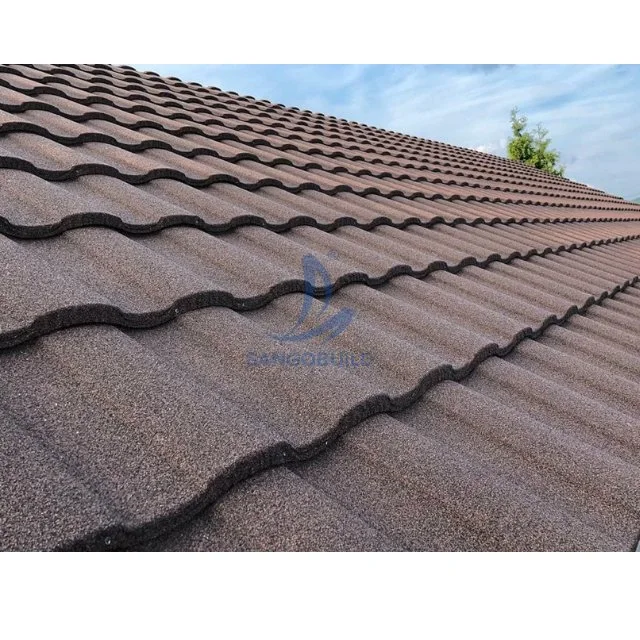 South Africa New High-Level Roofing Materials 0.45mm Az150G/M2 Stone Coated Metal Ibr Roofing Sheets for Public Project South Africa New High-Level Roofing Materials 0.45mm Az150G/M2 Stone Coated Metal Ibr Roofing Sheets for Public Project