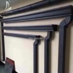 South Africa Plastic Gutters Prices PVC Rainwater Gutter Accessories Rain Drainage Square Pipe