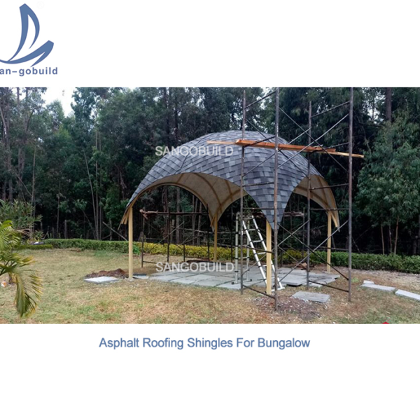 South Aisa Hotel Project New Looks Roofing Materials Waterproof Fiberglass Asphalt Roofing Shingles