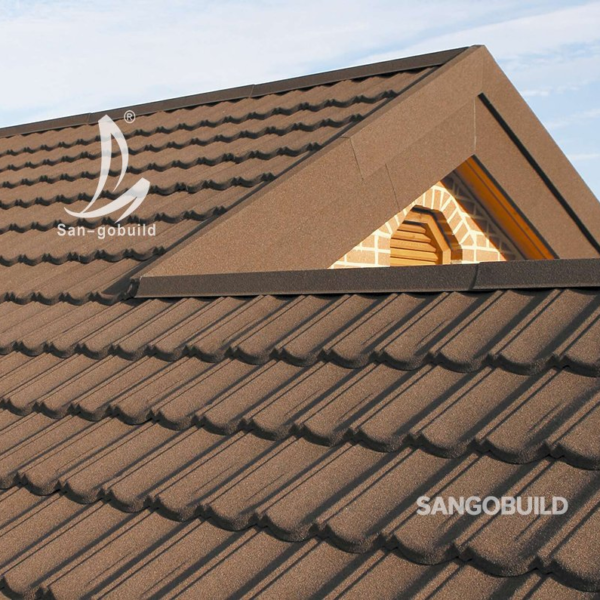 South Asia New Project Roof Cover Materials Stone Coated Roofing Shingles