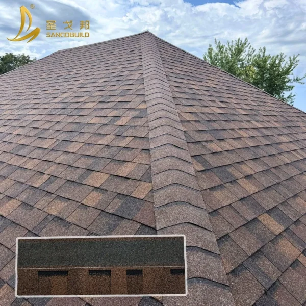 Strong Adhesion Roofing Shingles Long Life Building Materials Free Sample Asphalt Shingle