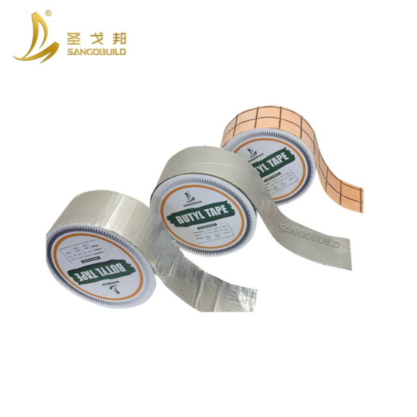 Strong Adhesion Sealing Outdoor Flashing Rubber Tape Waterproof Membrane Aluminum Butyl Tape