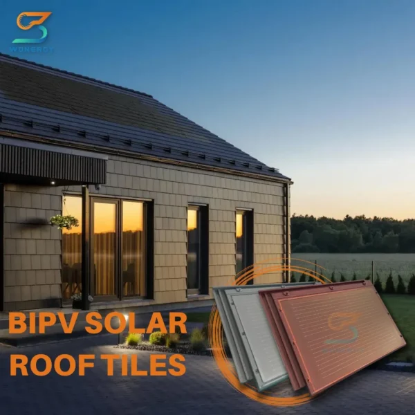 Sun Power Electricity off Grid Waterproofing Solar Roof Tile