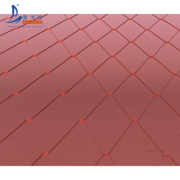 Super Strength Aluminum Roofing Sheet High-Class Metal Building Material Composite Roof Tile