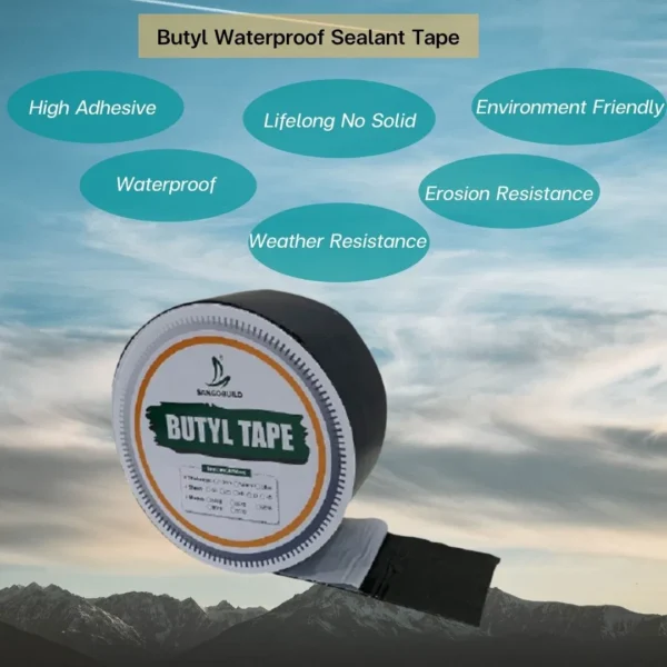 Super Waterproof Aluminum Foil Butyl Sealing Repair Water Leak Tape