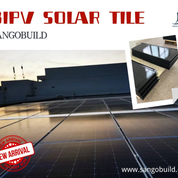 Sustainable Integrated BIPV Roofing Tiles Solar Tiles for Residential Villa Roofs