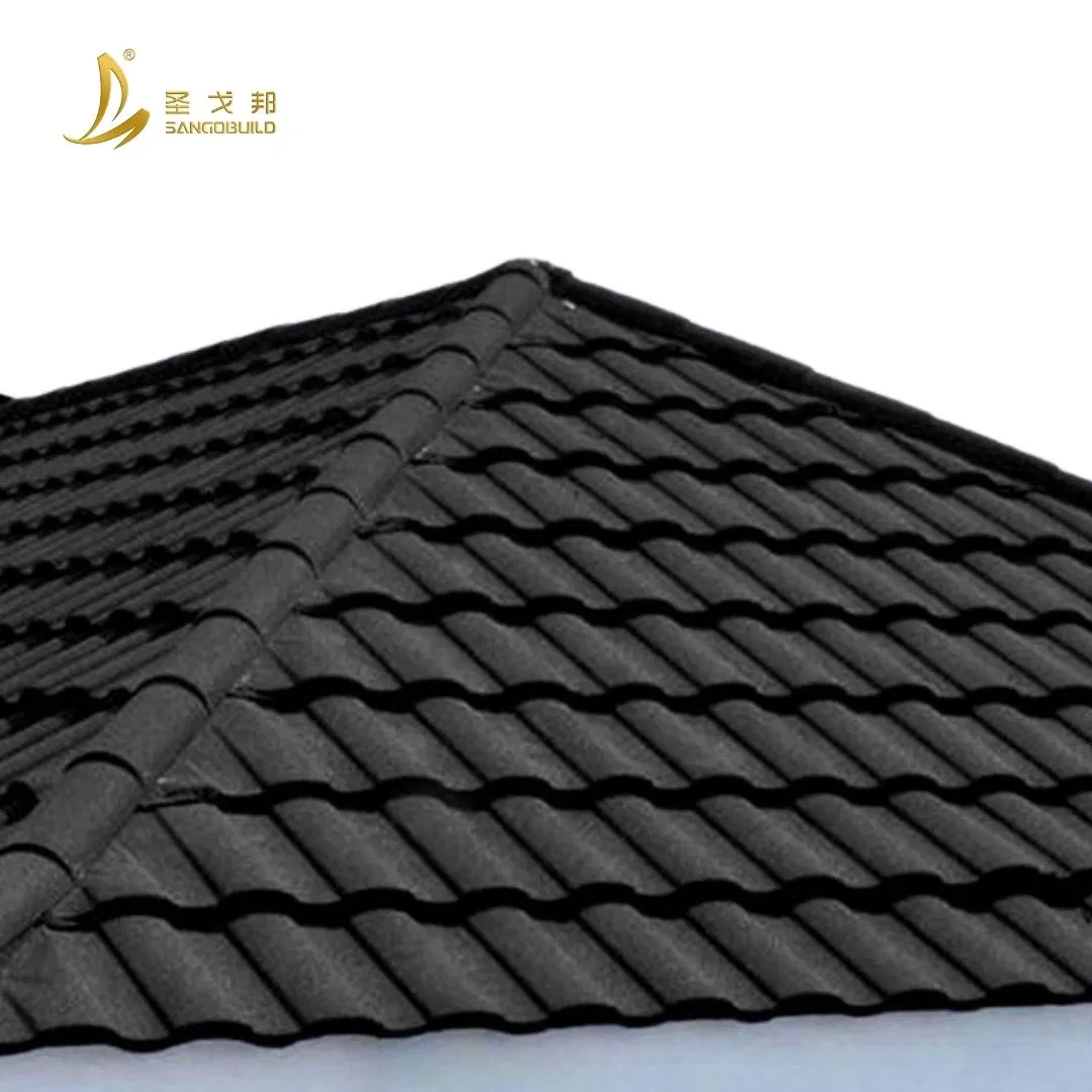 Terracotta Stone Coated Metal Roofing Tile Roof Sheet for Building Materials Construction Terracotta Stone Coated Metal Roofing Tile Roof Sheet for Building Materials Construction