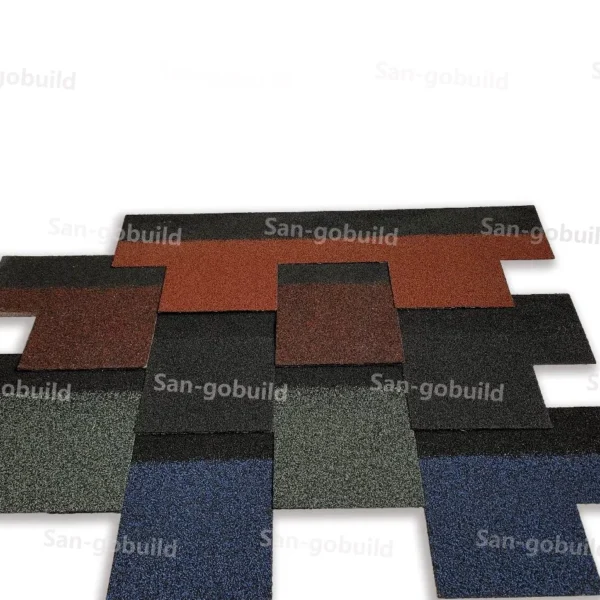 Thailand Roofing Style Building Material Heat-Resistant Stone Coated Roof Tile Asphalt Shingles Roofing Sheets From China Factory