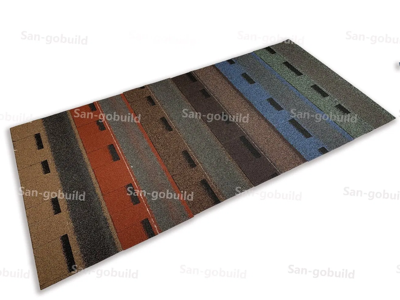 Thailand Roofing Style Fire Proof Building Material Color Stone Coated Fiberglass Asphalth Shingles Thailand Roofing Style Fire Proof Building Material Color Stone Coated Fiberglass Asphalth Shingles