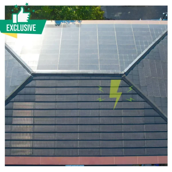 The Middle East Energy Saving Heat Insulation Solar BIPV Rooftop System Greenhouse Solar Glass Panels Tile for Roof