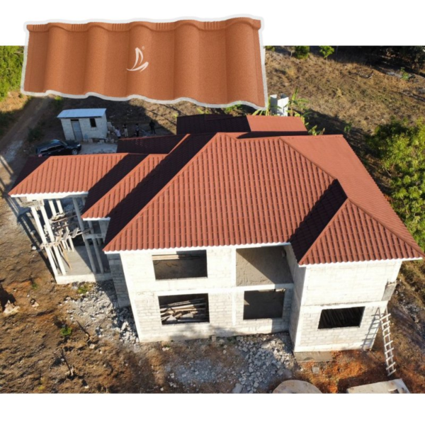 Top Level Residential Golan Building Material Lightweight Stone Coated Roofing Sheet
